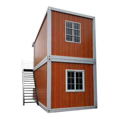 Prefab Modular Container House Double Carport Flat Pack Apartment