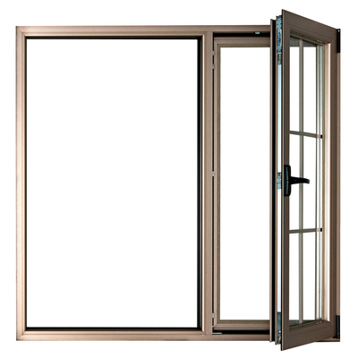 Soundproof Screen Windows Casement Folding Aluminum Window For Home